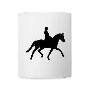 Dressage de chevaux - Mug blanc - blanc - Devant