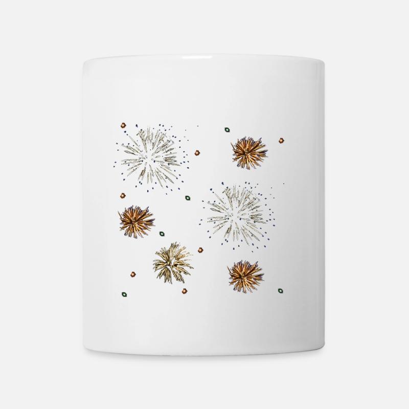 Feuerwerk - Tasse - Weiß