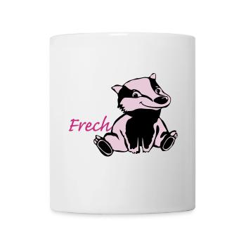 Frecher Dachs - Tasse - Weiß - Vorne