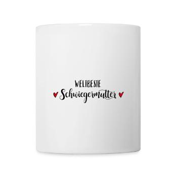beste schwiegermutter hochzeit heirat geschenk - Tasse - Weiß - Vorne