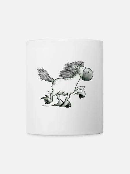 Drolliger Isländer - Islandpferd - Isi - Tasse - Weiß