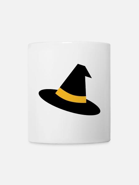 Hexenhut - Tasse - Weiß