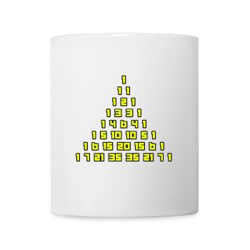 Pascal's Triangle - Mug - white - Front