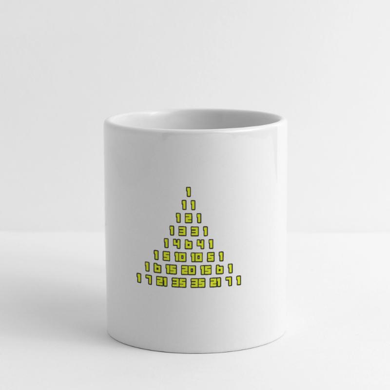 Le triangle de Pascal Mug blanc