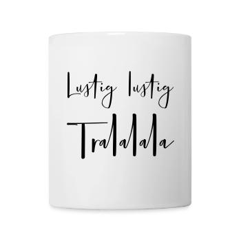 Noël drôle tralalalala - Mug blanc - blanc - Devant