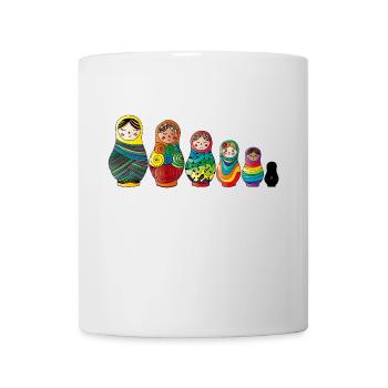 Matruschka - Babouchka - Mug blanc - blanc - Devant
