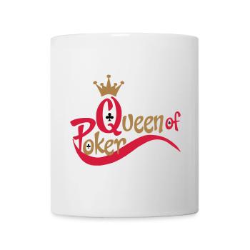 poker - Mug blanc - blanc - Devant