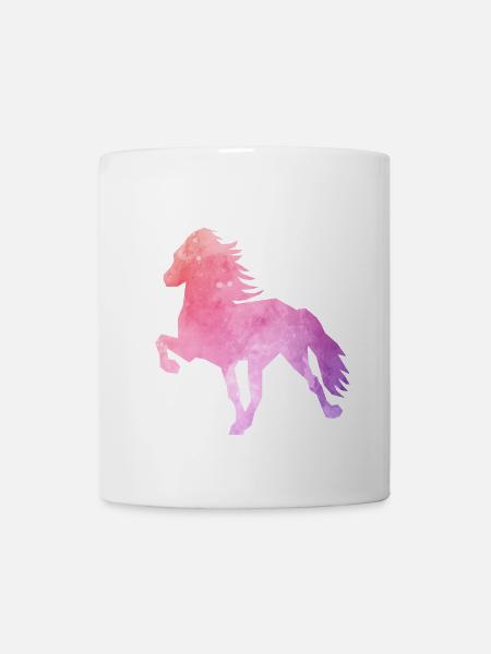 Islandpferd Watercolor - Tasse - Weiß