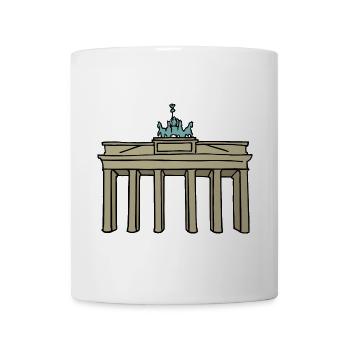 Brandenburg Gate BERLIN c - Mug - white - Front