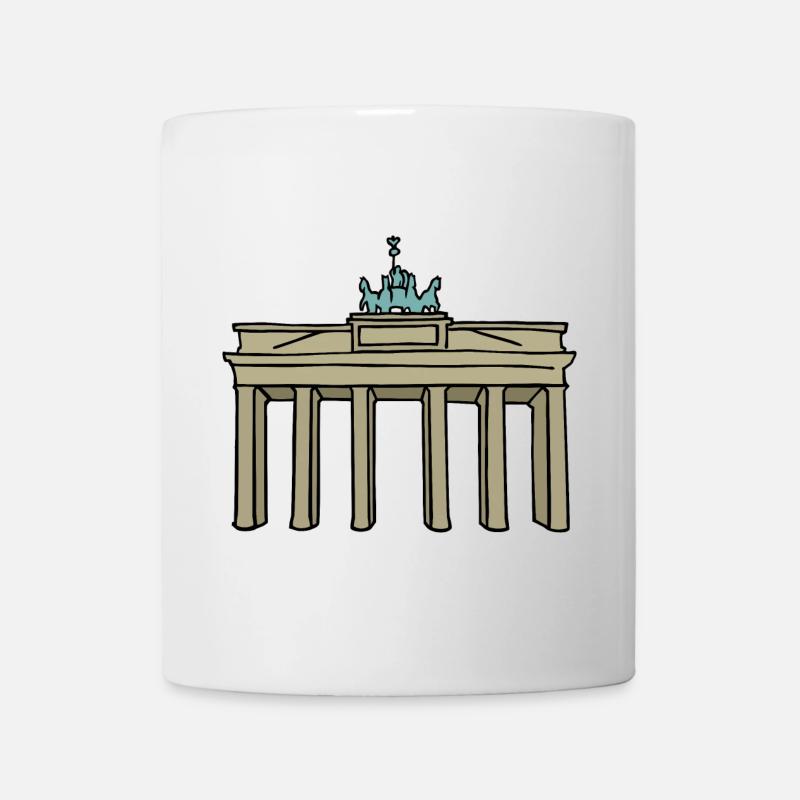 Brandenburg Gate BERLIN c - Mug - white
