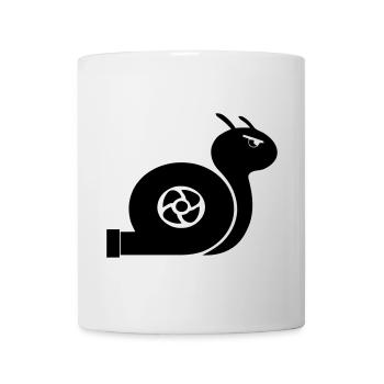 Turbo-Schnecken-Fan-Shirt - Tasse - Weiß - Vorne