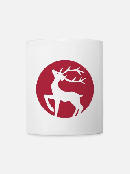 Cerf - Mug blanc - blanc