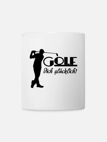 Golf Golfer Sport Sportler Spruch Geschenk - Tasse - Weiß