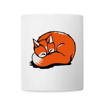Ein schlafender Fuchs - Tasse - Weiß - Vorne