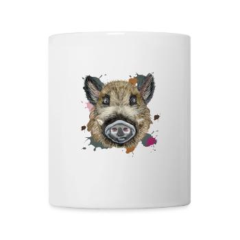 Head of wild illustration - Mug - white - Front