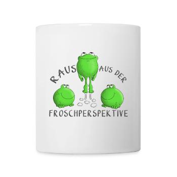 Motivation Frosch - Tasse - Weiß - Vorne