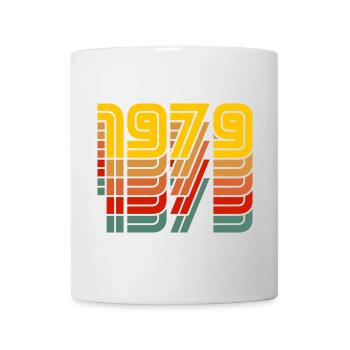 1979 vintage coloré - Mug blanc - blanc - Devant