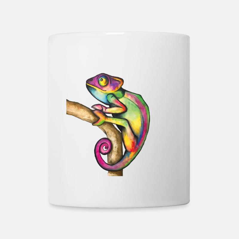 Chamäleon - Tasse - Weiß