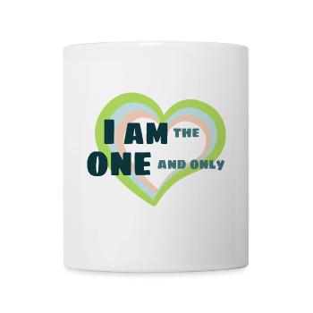 i am the one and only kids Children Baby Birth - Mug - white - Front