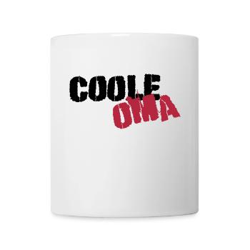 coole oma - Tasse - Weiß - Vorne