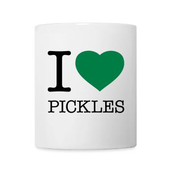 I LOVE PICKLES - Tasse - Weiß - Vorne