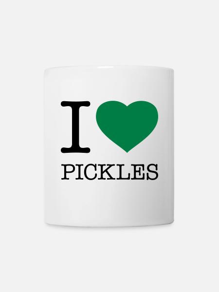 J’ADORE LES CORNICHONS - Mug blanc - blanc