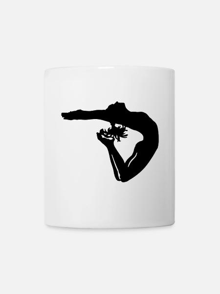 gymnastics girl - Mug - white