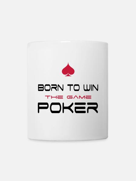 poker - Tasse - Weiß
