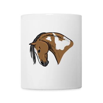 Portrait de cheval - Mug blanc - blanc - Devant