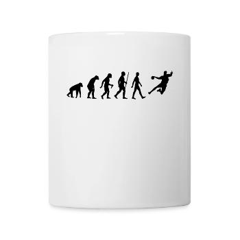 Evolution - Handball, Sport, Player, Handballer - Mug - white - Front