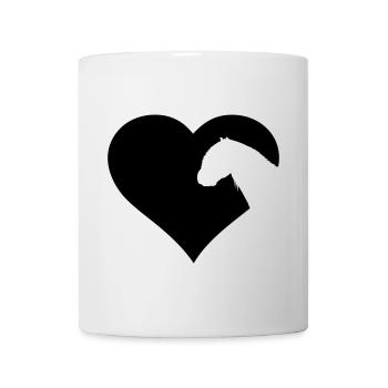 Pony im Herz - Tasse - Weiß - Vorne