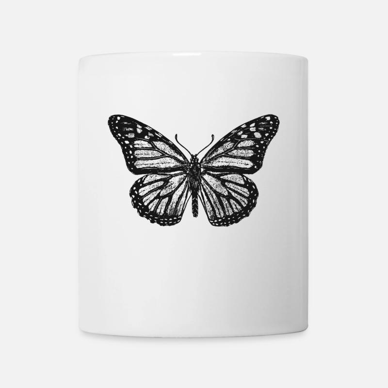 butterfly - Mug - white