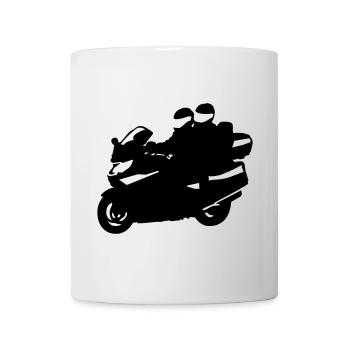 motorrad tourer - Tasse - Weiß - Vorne