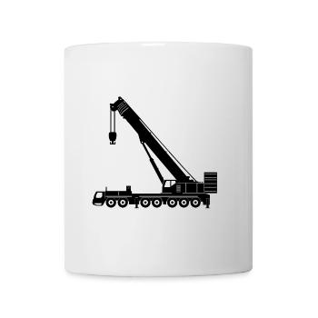 Crane mobile crane 1400 400 - Mug - white - Front