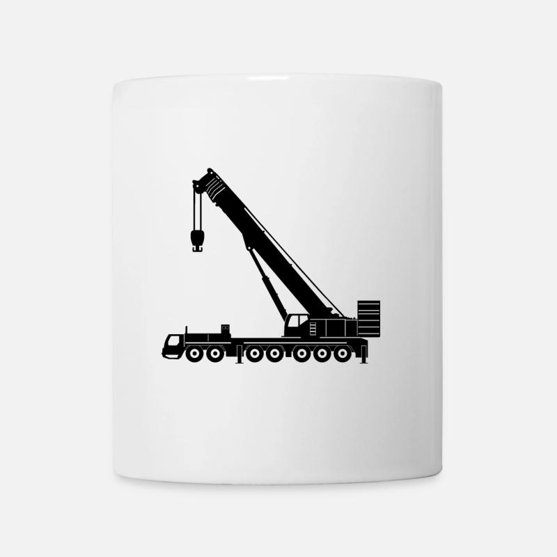 Kran Mobilkran 1400 400 - Tasse - Weiß