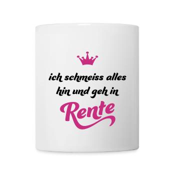 ruhestand - Tasse - Weiß - Vorne