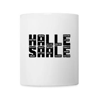 Halle/Saale mit Stadtteilen - Tasse - Weiß - Vorne