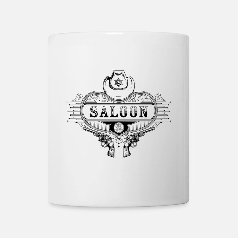 Cowboy Saloon - Tasse - Weiß