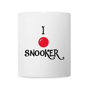Billard Snooker Pool - Tasse - Weiß - Vorne