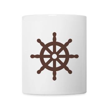 Steuerrad - Tasse - Weiß - Vorne