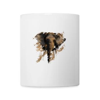 Elefant - Tasse - Weiß - Vorne