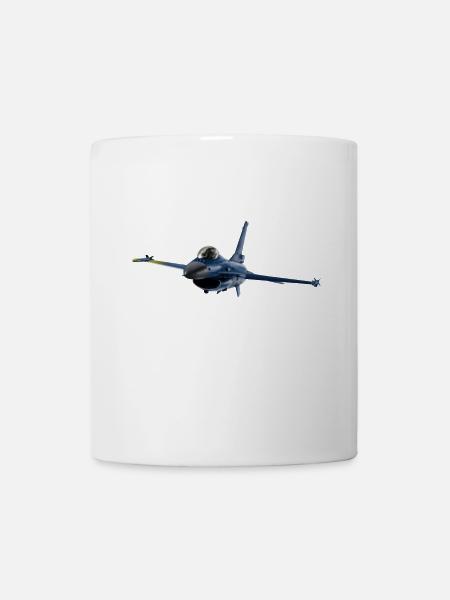 Jet F-16 Fighting Falcon - Tasse - Weiß