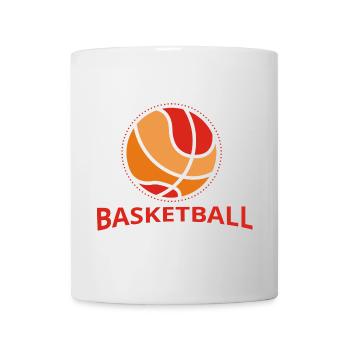 Basketball Retro Design - Tasse - Weiß - Vorne