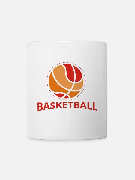 Basketball Retro Design - Tasse - Weiß