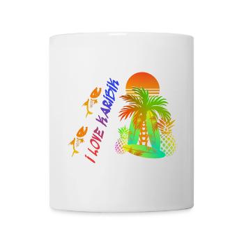 Amour des Caraïbes - Mug blanc - blanc - Devant