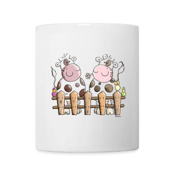 Kuh Duo - Tasse - Weiß - Vorne