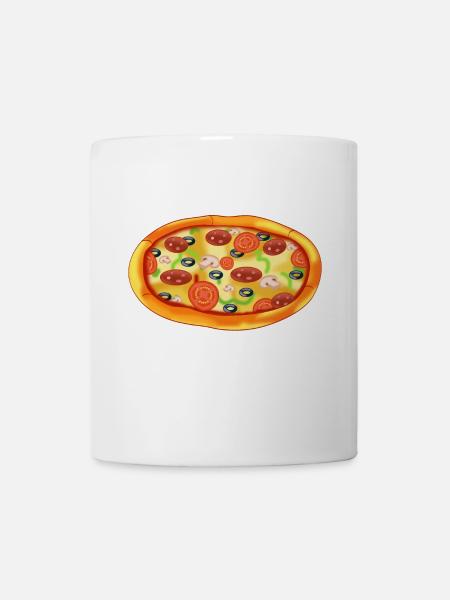 Pizza - Mug blanc - blanc