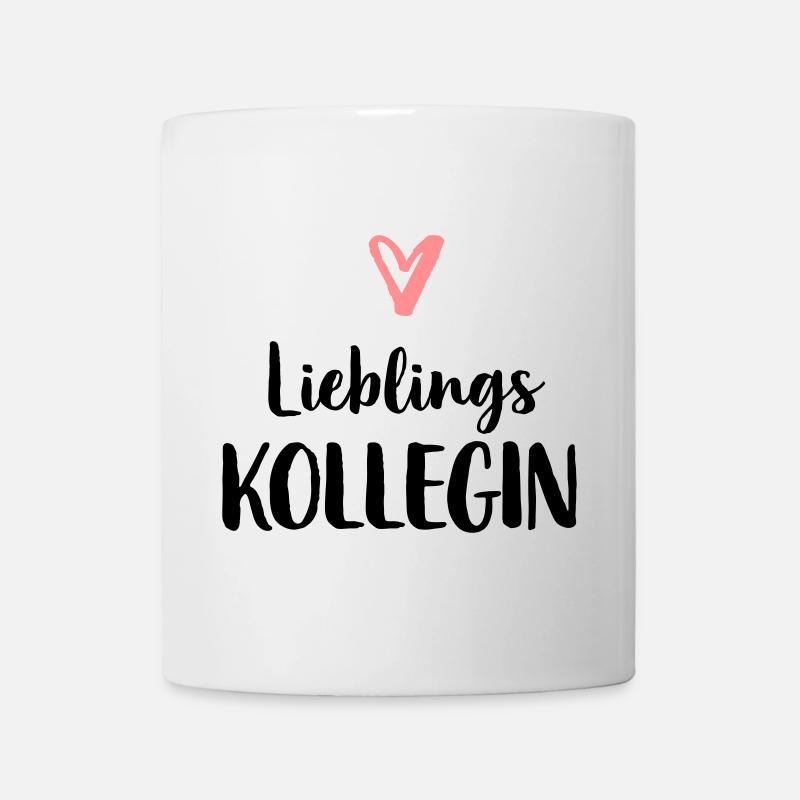 Lieblings Kollegin Beruf Arbeit Freundschaft - Tasse - Weiß