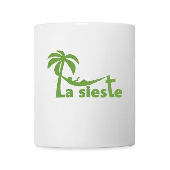 La sieste - Mug blanc - blanc - Devant