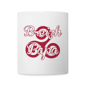 Breizh papa - Mug blanc - blanc - Devant